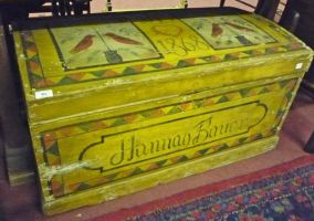 This chest is probably the possession of Hannah Bauer