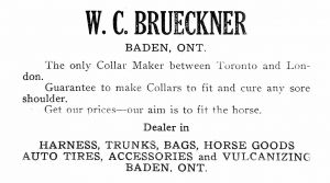W. C. Bruechner Advertizement