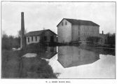 Townline Rd. 4860 (Mill, stone, W. A. Kribs Flour Mill, Knechtel Mill or Papersmith Mill) Cambridge