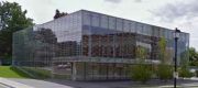 Hespeler Public Library with modern glass envelope