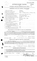 Clemens, Leon Paul - Attestation  Papers pg 1.gif