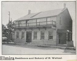 residence and bakery of  H. Weitzel