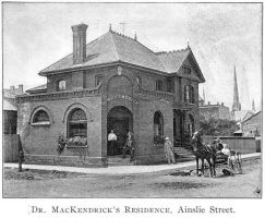 Dr. MacKendrick's home on Ainslie St., Galt, Ontario