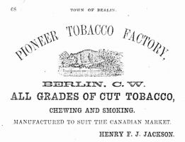 Pioneer Tobacco Factory 1867