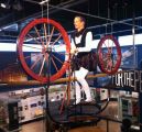 Andrew Jenkins' original tight rope bicycle