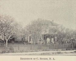 Residence of C. Bitzer. B. A.