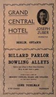 Grand Central Hotel Advertizement