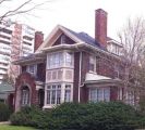 Queen St. N. 0157 - House - brown brick - 2 storey Tudor style Kitchener