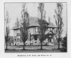 Water St. S. 0150 (House, red brick, 2 storey, Tudor) <font size="2" color="blue">Designated </font> Kitchener