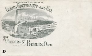 Louis Breithaupt Trannery 1884- Envelope