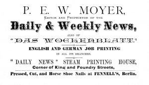 P. E. W. Moyer - Daily & Weekly News