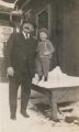 David Lichty with grandson about 1920