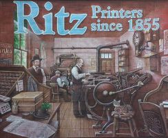 Ritz Printers mural 2014
