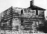 Thomas Smith's log home in Woolwich Township abt 1911