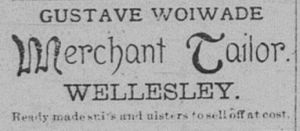 Wellelsey Maple Leaf Newspaper 25 Oct 1900